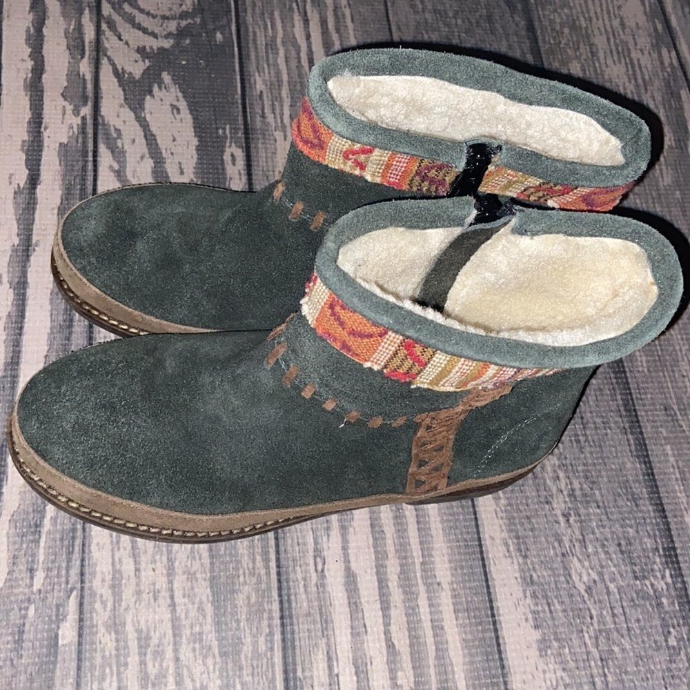Coolway Green Seude Shoes Size 36 / 5